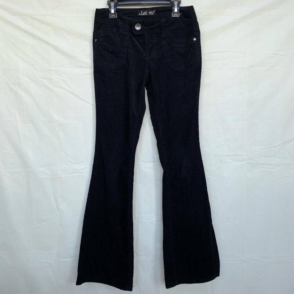 Black flare jeans